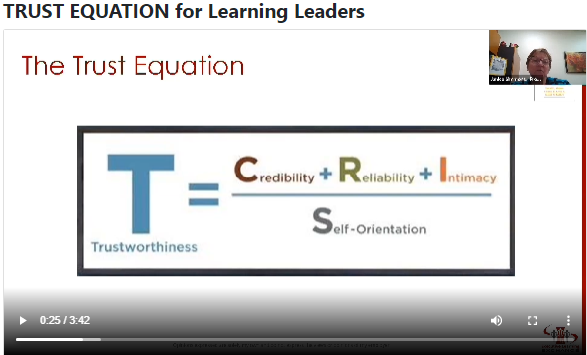 TRUST EQUATION for Learning Leaders